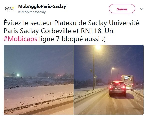 Orsay sous la neige - Le fil d'actualité